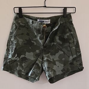 Green Camo Shorts